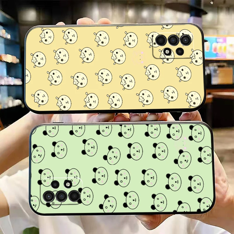 Cartoon Bear Panda Phone Case For Samsung Galaxy A31 A32 A41 A42 A51 A52 A71 A72 4G 5G Black Liquid Silicon Coque Back Funda 
Cartoon Bear Panda Phone Case For Samsung Galaxy A31 A32 A41 A42 A51 A52 A71 A72 4G 5G Black Liquid Silicon Coque Back Funda