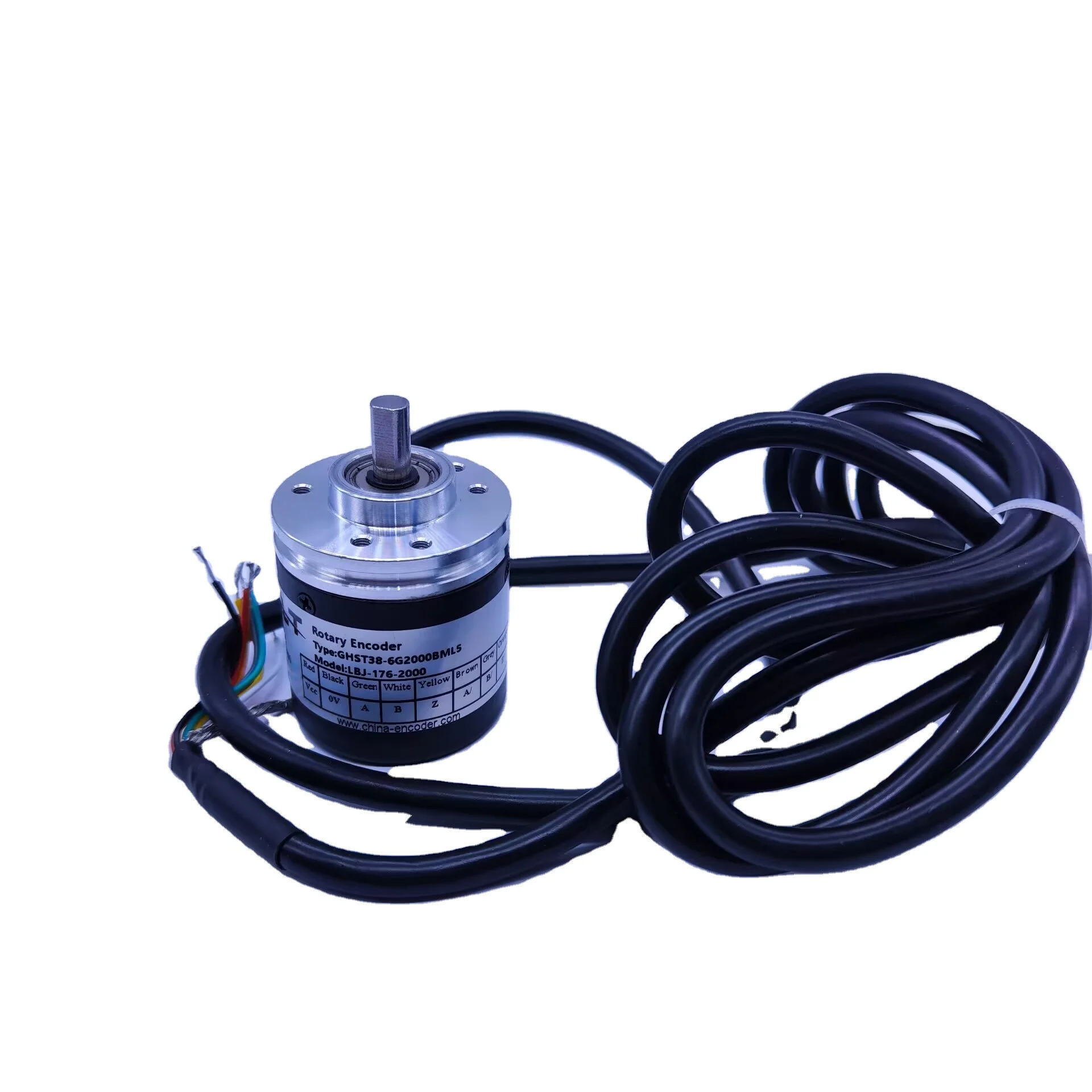 GHST38-6G2000BML5 5V TTL Rotary Encoder Replace for SUMTAK 6mm Shaft Encoder LBJ-176-2000
GHST38-6G2000BML5 5V TTL Rotary Encoder Replace for SUMTAK 6mm Shaft Encoder LBJ-176-2000