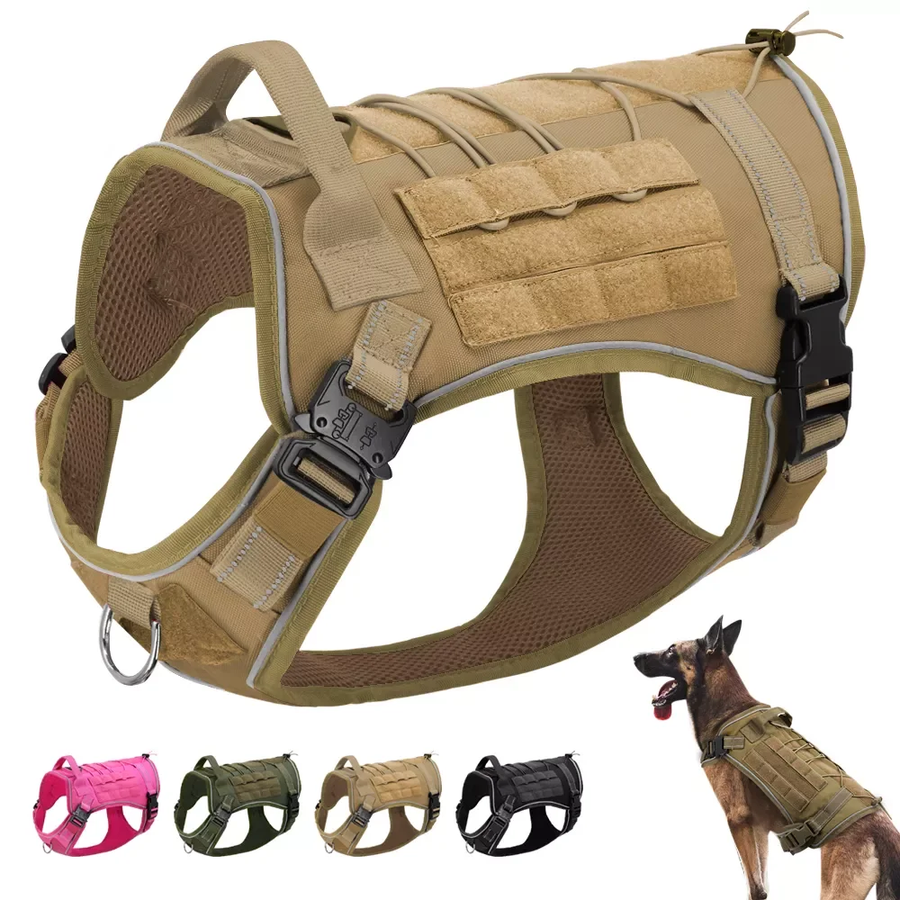 Military Tactical Dog Harness No Pull Working Pet Dog Durable Vest Reflective For Small Medium Large Dogs German Shepherd
Military Tactical Dog Harness No Pull Working Pet Dog Durable Vest Reflective For Small Medium Large Dogs German Shepherd
