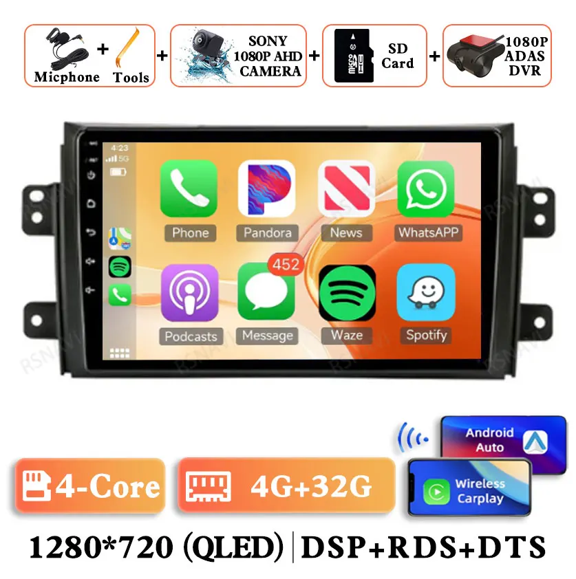 Автомагнитола 2 DIN на Android 14 для Suzuki SX4 2006-2013 Viedo Player, мультимедийная стереосистема навигации, радио, DVD, Wi-Fi, 4G LTE GPS
Автомагнитола 2 DIN на Android 14 для Suzuki SX4 2006-2013 Viedo Player, мультимедийная стереосистема навигации, радио, DVD, Wi-Fi, 4G LTE GPS