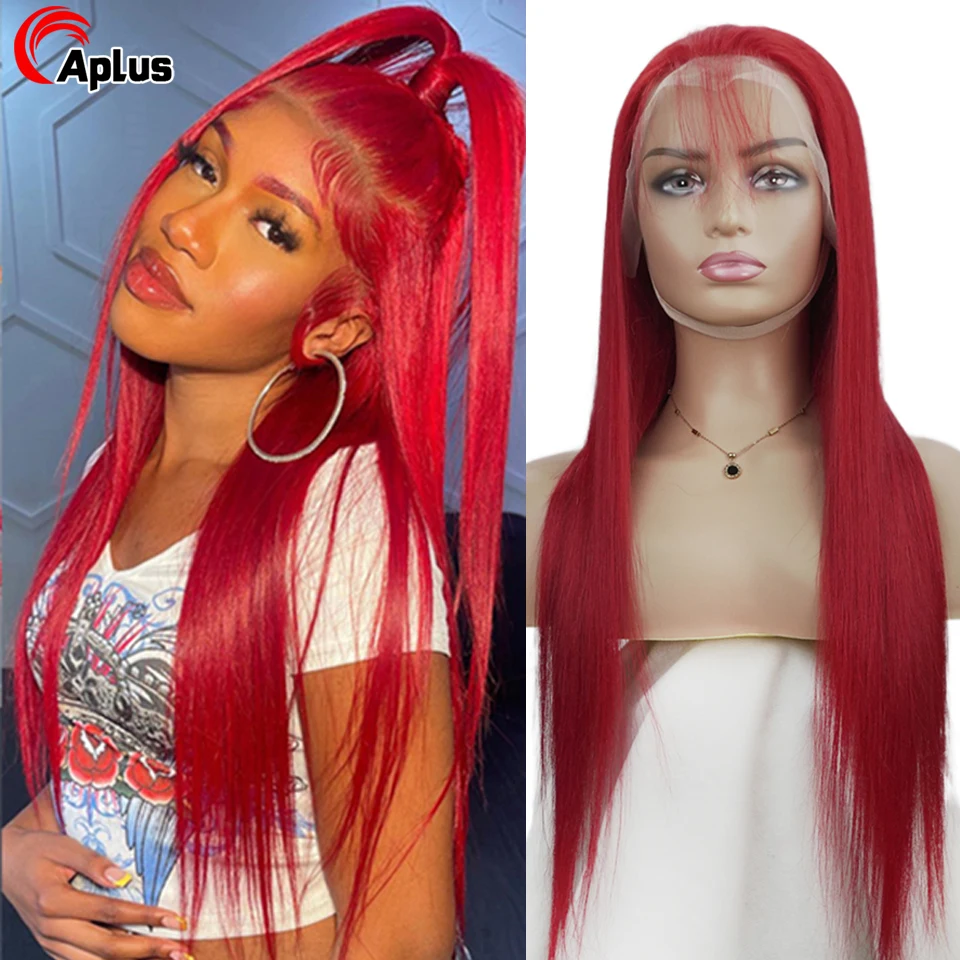99J Red Lace Front Human Hair Wigs For Woman Burgundy Colored Human Hair Wig Brazilian Straight 13x4 Lace Frontal Wig PrePlucked
99J Red Lace Front Human Hair Wigs For Woman Burgundy Colored Human Hair Wig Brazilian Straight 13x4 Lace Frontal Wig PrePlucked