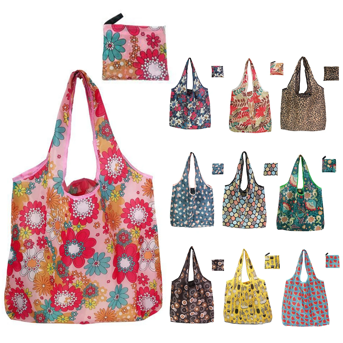 Large Capacity Shopping Bags 10 Pack Reusable and Foldable Grocery Bags Set with Handle Design Waterproof Tote Bags Eco-Frie
Large Capacity Shopping Bags 10 Pack Reusable and Foldable Grocery Bags Set with Handle Design Waterproof Tote Bags Eco-Frie