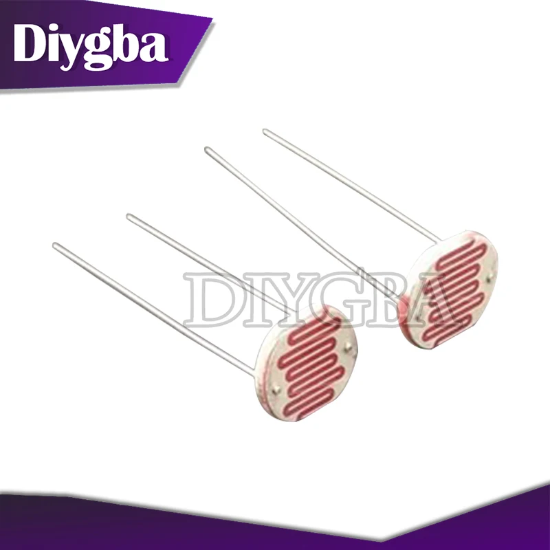 5 шт., фоторезистор 12528, фоторезистор 12 мм, Фоточувствительный резистор 
5 шт., фоторезистор 12528, фоторезистор 12 мм, Фоточувствительный резистор