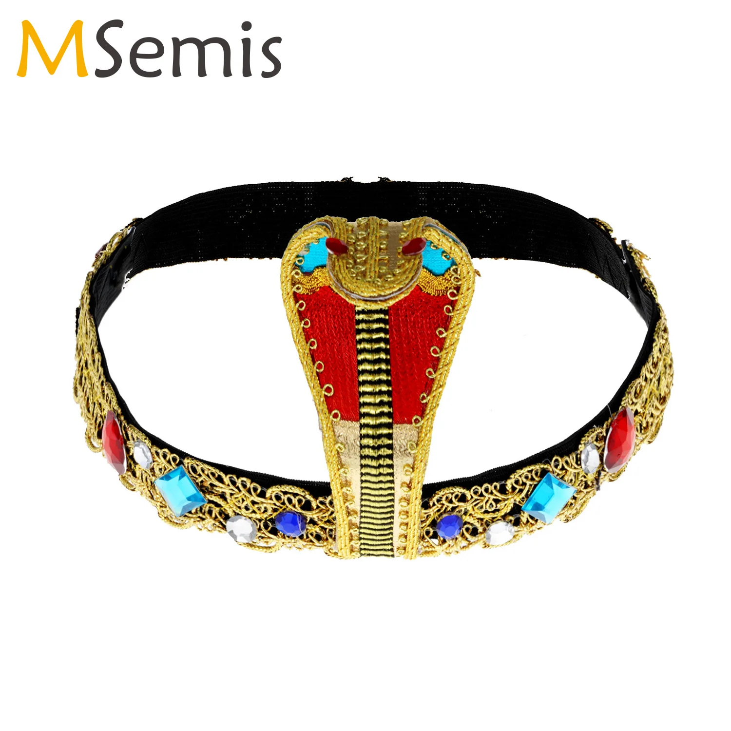 

Snake Shaped Headdress Cleopatra Headpiece Egypt Queen Hair Accessories Sexy Belly Dance Headband Halloween Cosplay Party Props