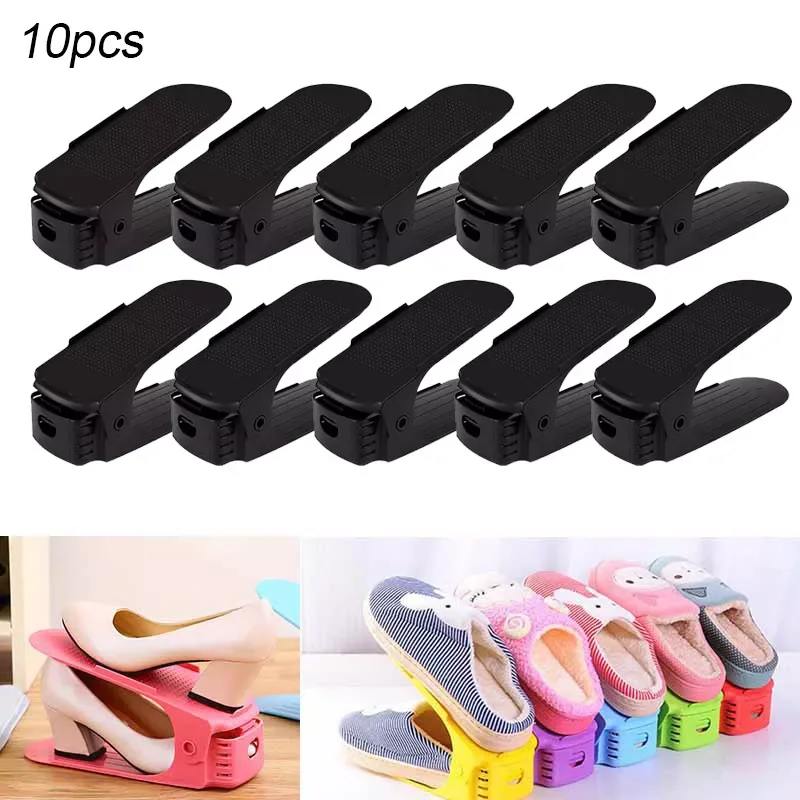 10pcs Durable Adjustable Shoe Organizer Footwear Support Slot Space Saving Cabinet Closet Stand Shoes Storage Rack Shoebox
10pcs Durable Adjustable Shoe Organizer Footwear Support Slot Space Saving Cabinet Closet Stand Shoes Storage Rack Shoebox