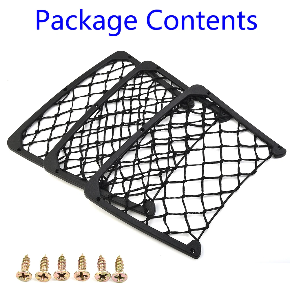 Plastic + Mesh Storage Mesh Bags 3pcs Camper Van Caravan Easy To Install For T4 T5 RV Boat Large Net Pocket Organizer Holder
Plastic + Mesh Storage Mesh Bags 3pcs Camper Van Caravan Easy To Install For T4 T5 RV Boat Large Net Pocket Organizer Holder