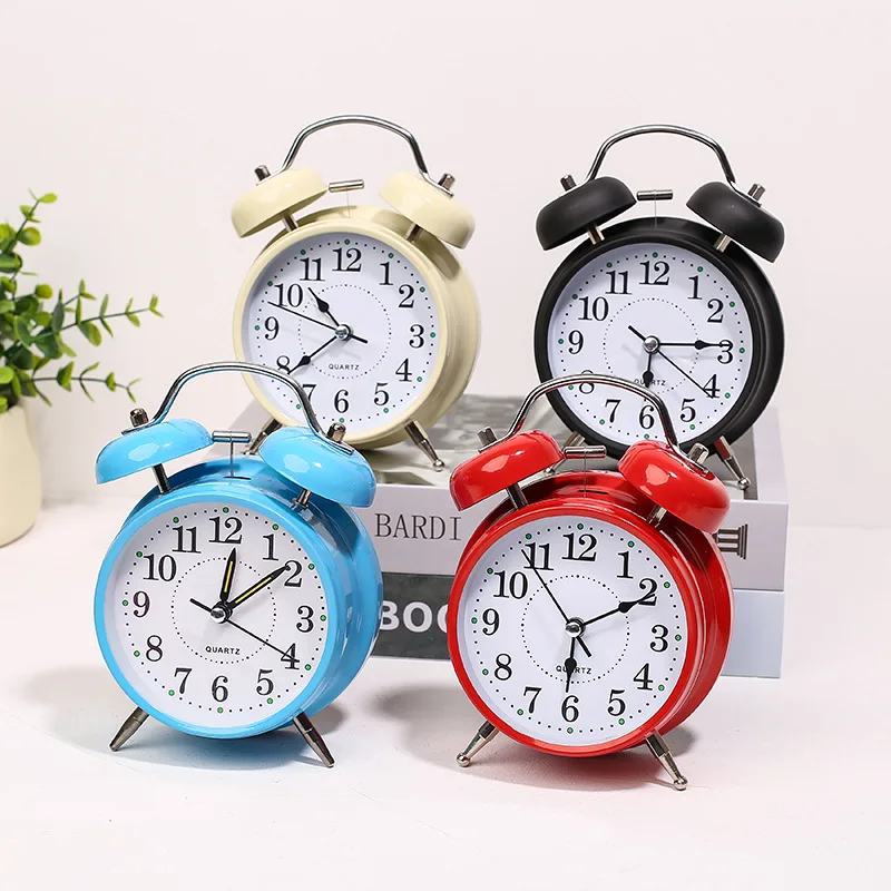 3 inch alarm clock office desk bedroom living room creative home decoration with silent alarm double bell mechanical clock
3 inch alarm clock office desk bedroom living room creative home decoration with silent alarm double bell mechanical clock