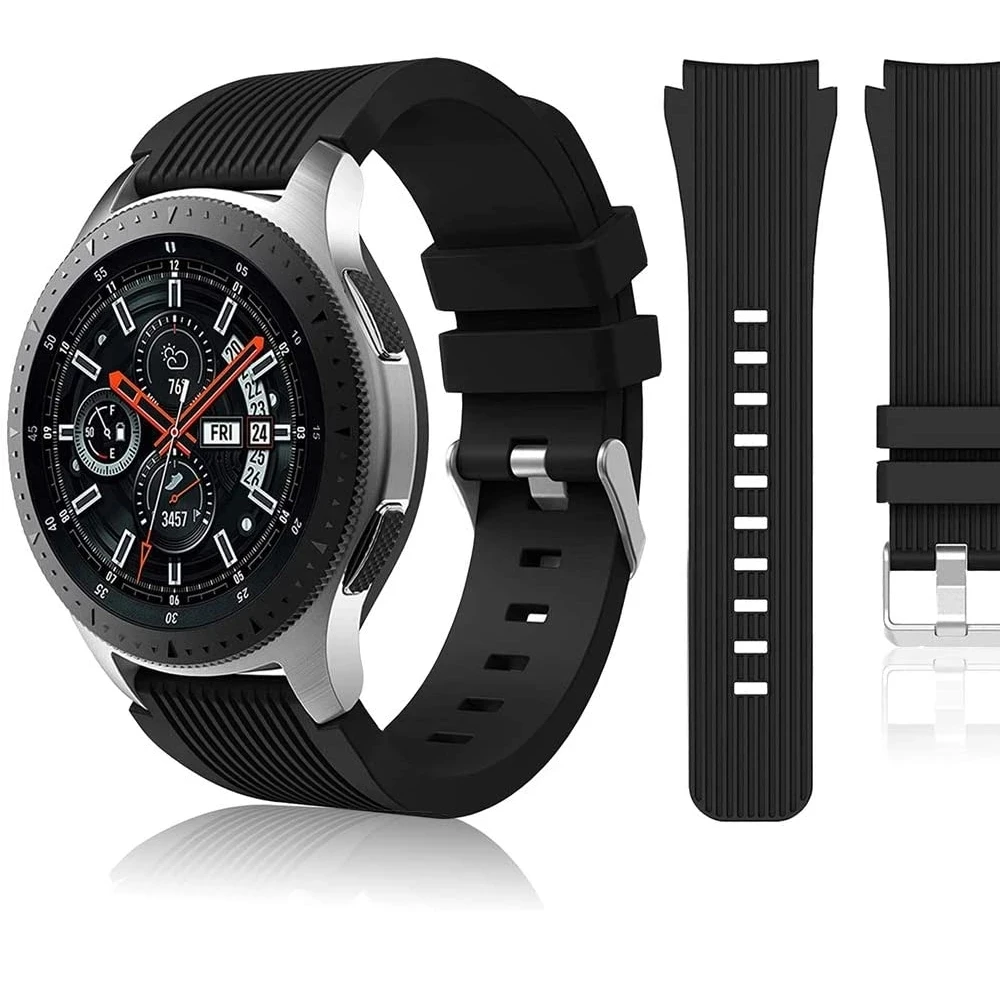 Ремешок силиконовый для Samsung Galaxy Watch 46 мм/Huawei Watch GT2/Amazfit GTR 47 мм, спортивный браслет для наручных часов 22 мм 20 мм
Ремешок силиконовый для Samsung Galaxy Watch 46 мм/Huawei Watch GT2/Amazfit GTR 47 мм, спортивный браслет для наручных часов 22 мм 20 мм