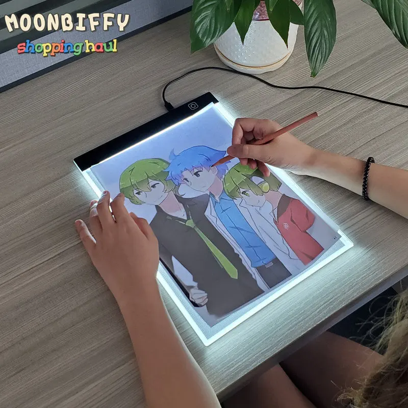 

3 Level Dimmable Copy Board Creative Kids Toys Sketching Practice Writing Tablet LED Drawing Pad Light Painting Tool