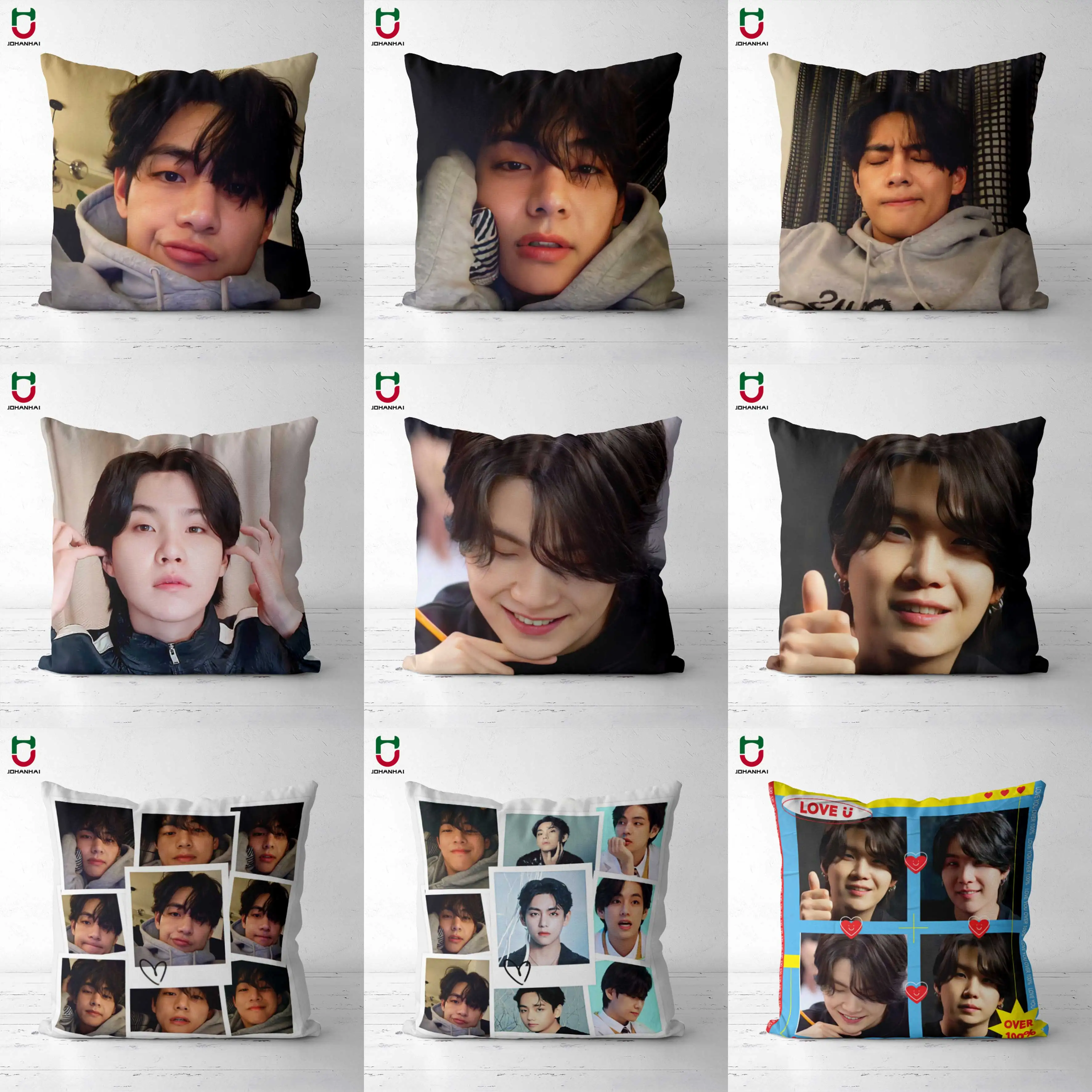 Kpop Cushion Kpop Pillowcase Version DIY 120 Cushion Cover Square Poszewka 40x40CM 45x45CM
Kpop Cushion Kpop Pillowcase Version DIY 120 Cushion Cover Square Poszewka 40x40CM 45x45CM