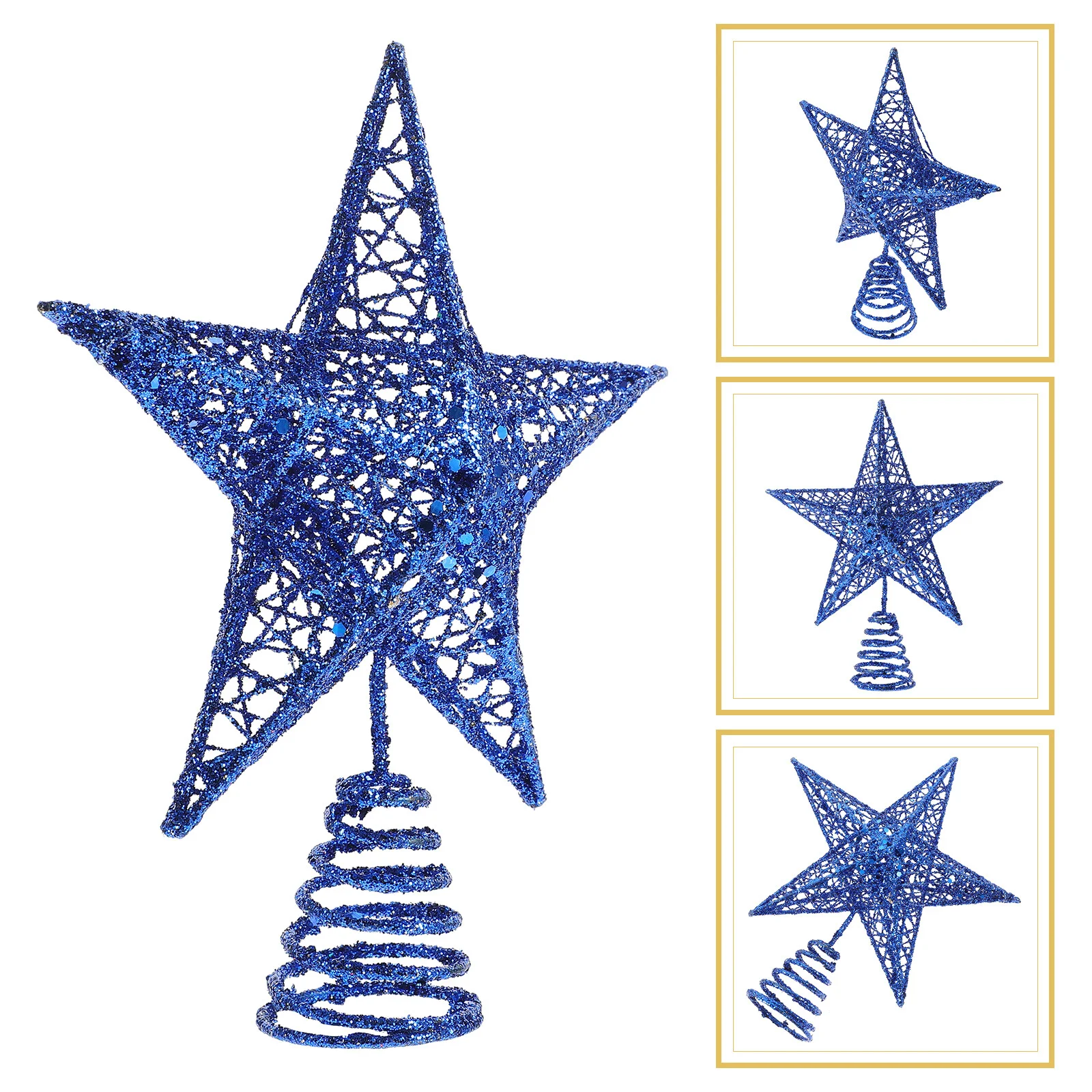 Accessories Christmas Decoration Xmas Tree Topper Star Decorate Decorations Iron Hollow Ornament
Accessories Christmas Decoration Xmas Tree Topper Star Decorate Decorations Iron Hollow Ornament