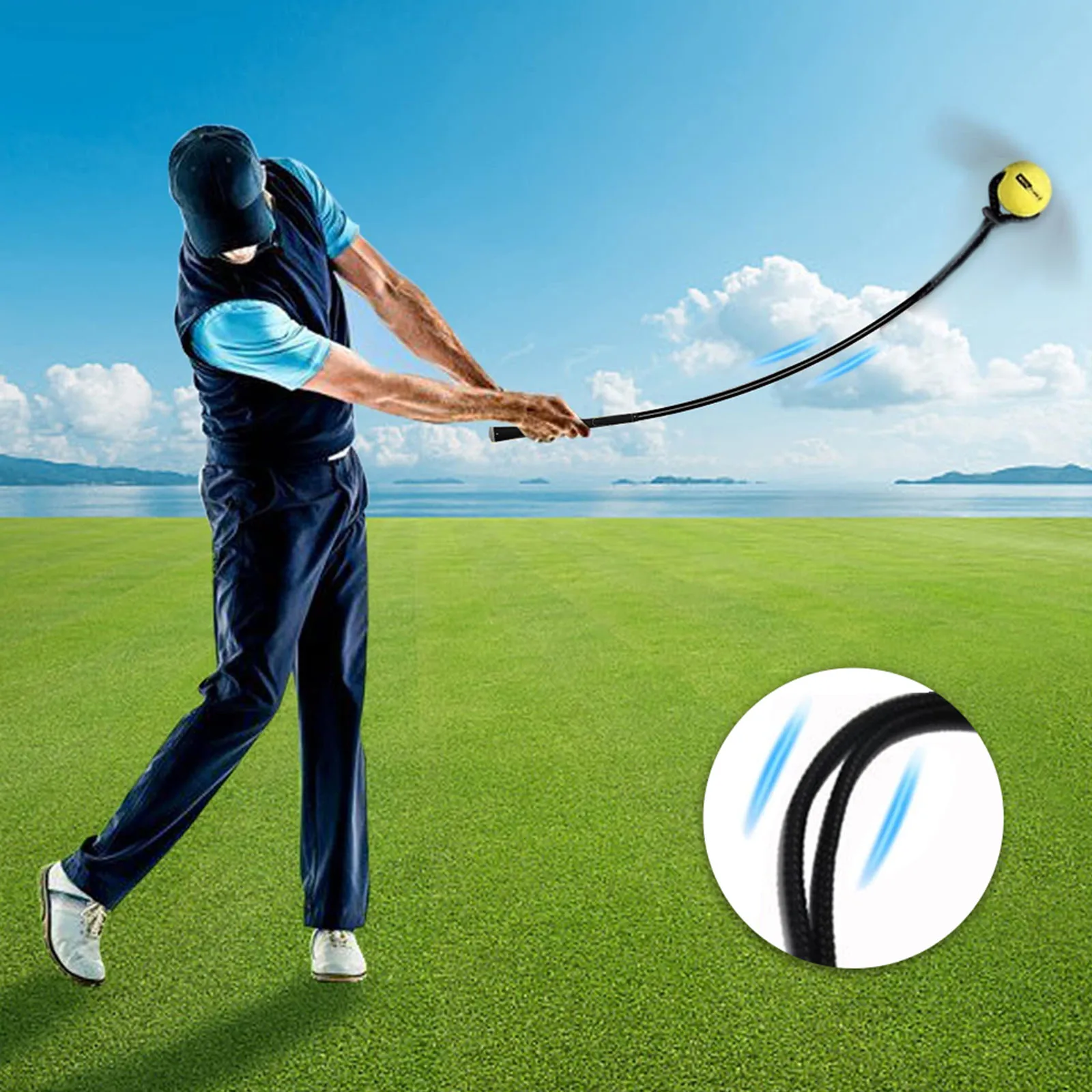Golf Swing Trainer Aid Stick Power Strength Tempo Training Exercise Universal For Adults/Children Indoor Outdoor Training
Golf Swing Trainer Aid Stick Power Strength Tempo Training Exercise Universal For Adults/Children Indoor Outdoor Training