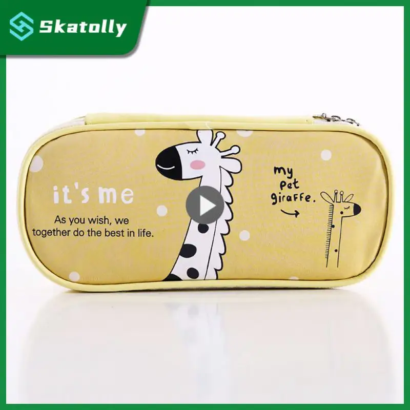 Cartoon Pencil Case Multifunctional Stationery Bag PU Pencil Case Student Storage Pencil Bags Office Supplies Stationery 
Cartoon Pencil Case Multifunctional Stationery Bag PU Pencil Case Student Storage Pencil Bags Office Supplies Stationery