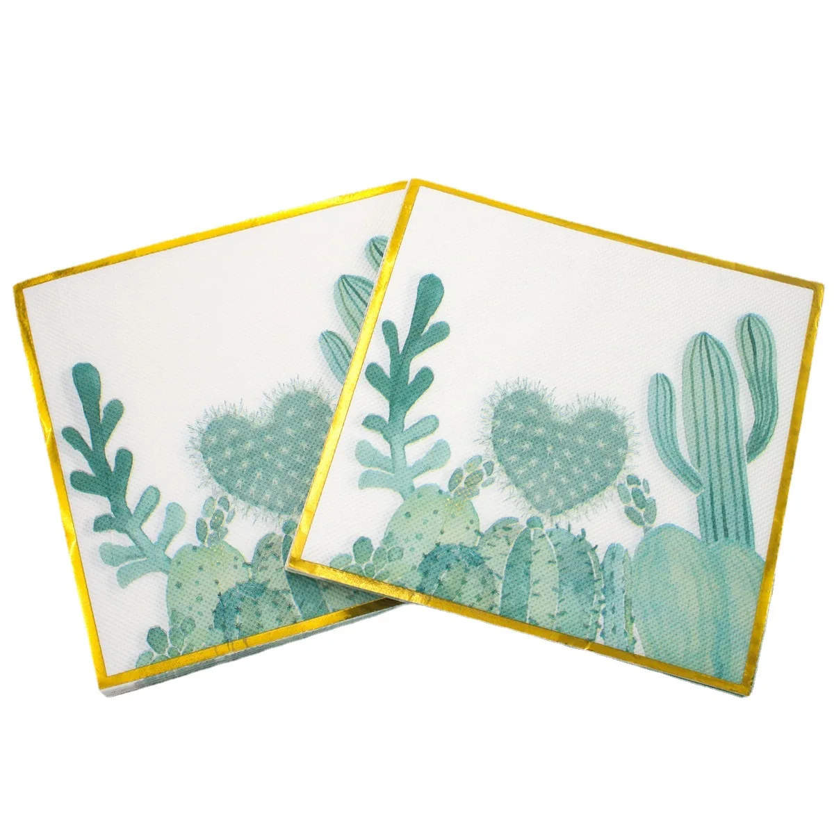 20pcs 33cm Cactus Plant Pattern Bronzing DIY Napkins Paper Decoupage Table Servilletas Green Tissues Wedding Party Towels Decor
20pcs 33cm Cactus Plant Pattern Bronzing DIY Napkins Paper Decoupage Table Servilletas Green Tissues Wedding Party Towels Decor