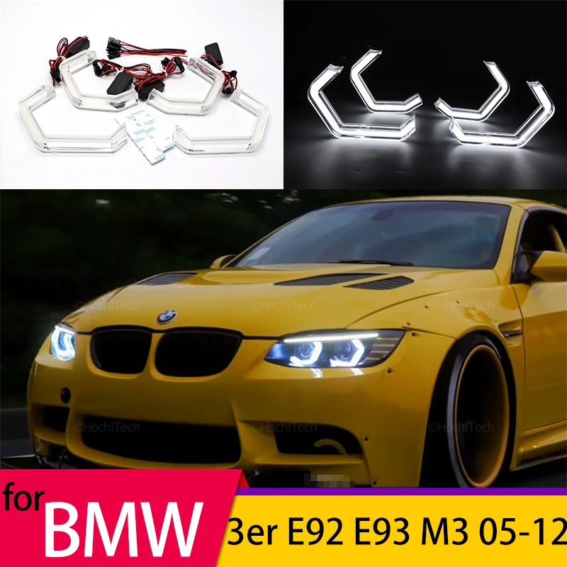 

M4 Iconic Style LED Crystal Angel Eye Kit Eyes Kits for BMW 3 series E92 E93 M3 316i 318i 320i 320si 323i 325i 328i 330i 335i