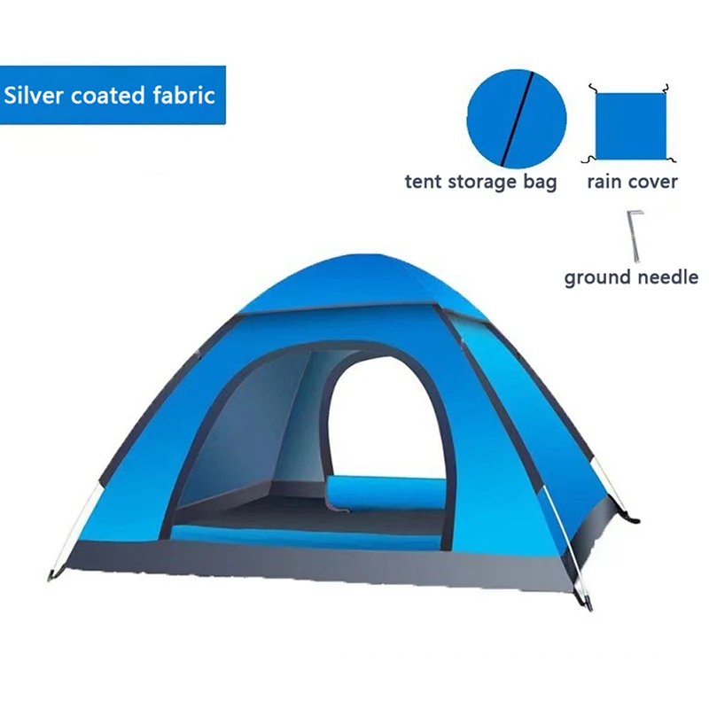 2-3 Person Instant Up Camping Tent Waterproof Double Door Outdoor Automatic Tent Hiking Sunshade Awning Tents Outdoor Camping
2-3 Person Instant Up Camping Tent Waterproof Double Door Outdoor Automatic Tent Hiking Sunshade Awning Tents Outdoor Camping