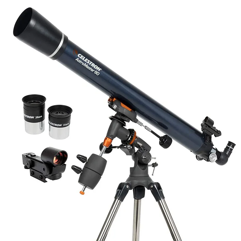 Телескоп Celestron AstroMaster 90EQ, рефракторный телескоп, профессиональный астрономический телескоп для начинающих студентов
Телескоп Celestron AstroMaster 90EQ, рефракторный телескоп, профессиональный астрономический телескоп для начинающих студентов