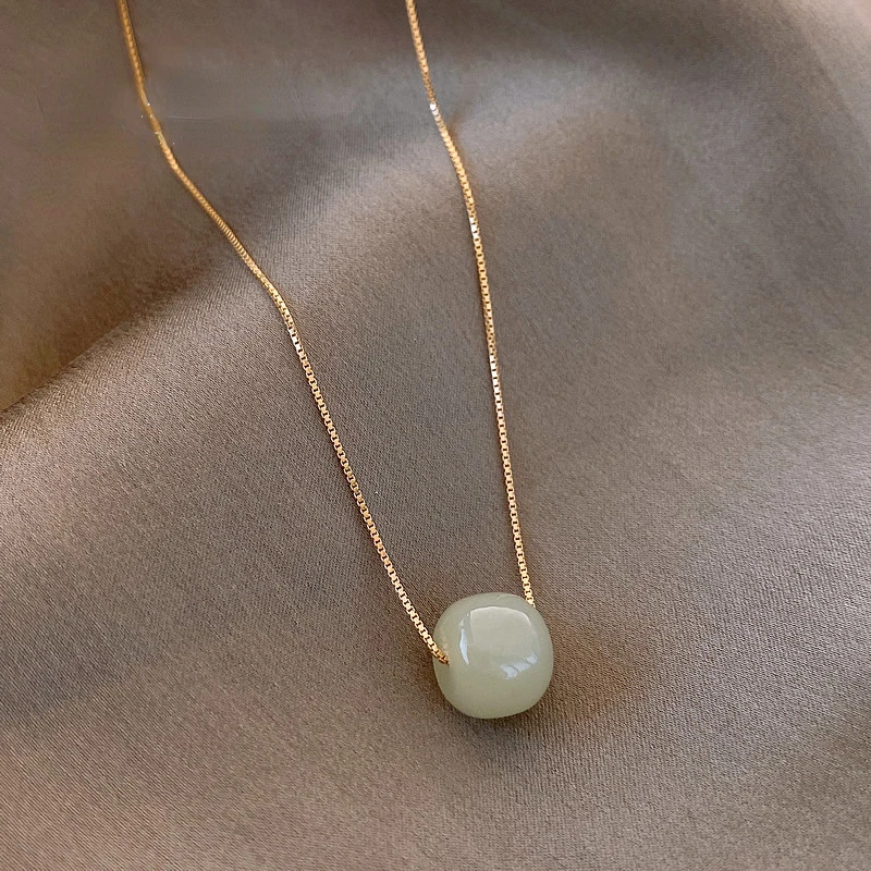 2022 New Natural Stone Pendant Gold Short Necklace Korean Fashion Jewelry Party Women's Luxury Necklace Accessories Girls' Gift
2022 New Natural Stone Pendant Gold Short Necklace Korean Fashion Jewelry Party Women's Luxury Necklace Accessories Girls' Gift