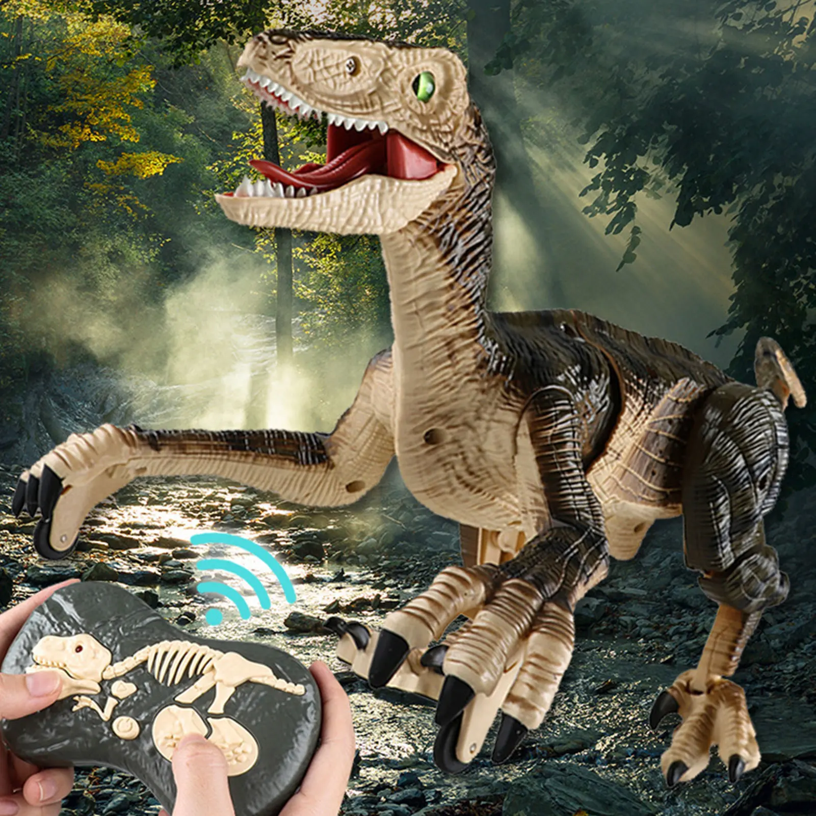 2.4G RC Dinosaur Raptor Jurassic Remote Control Velociraptor Toy Electric Walking Dino Dragon Toys For Childrens Birthday Gifts
2.4G RC Dinosaur Raptor Jurassic Remote Control Velociraptor Toy Electric Walking Dino Dragon Toys For Childrens Birthday Gifts