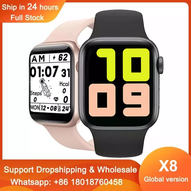 New IWO13 Pro X8 Smart Watch Phone Call Fitness Tracker Sport Waterproof Women Men SmartWatch PK T500Plus Y68 D20 HW22 P8
New IWO13 Pro X8 Smart Watch Phone Call Fitness Tracker Sport Waterproof Women Men SmartWatch PK T500Plus Y68 D20 HW22 P8