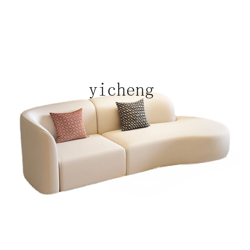 ZC Curved Sofa Fabric Living Room 2023 New Cream Style Sofa Small Apartment Technology Cloth Sofa
ZC Curved Sofa Fabric Living Room 2023 New Cream Style Sofa Small Apartment Technology Cloth Sofa