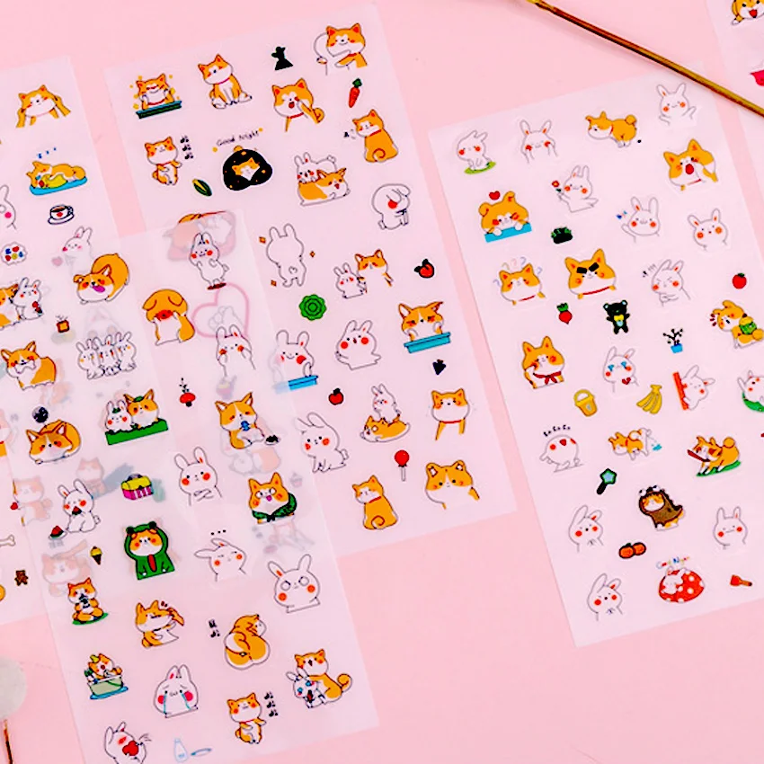 6pcs/pack mini Creaive Cartoon PVC Sticker DIY Diary Gift Decoration Cute Stickers Scrapbooking Label Student Girl Gift
6pcs/pack mini Creaive Cartoon PVC Sticker DIY Diary Gift Decoration Cute Stickers Scrapbooking Label Student Girl Gift