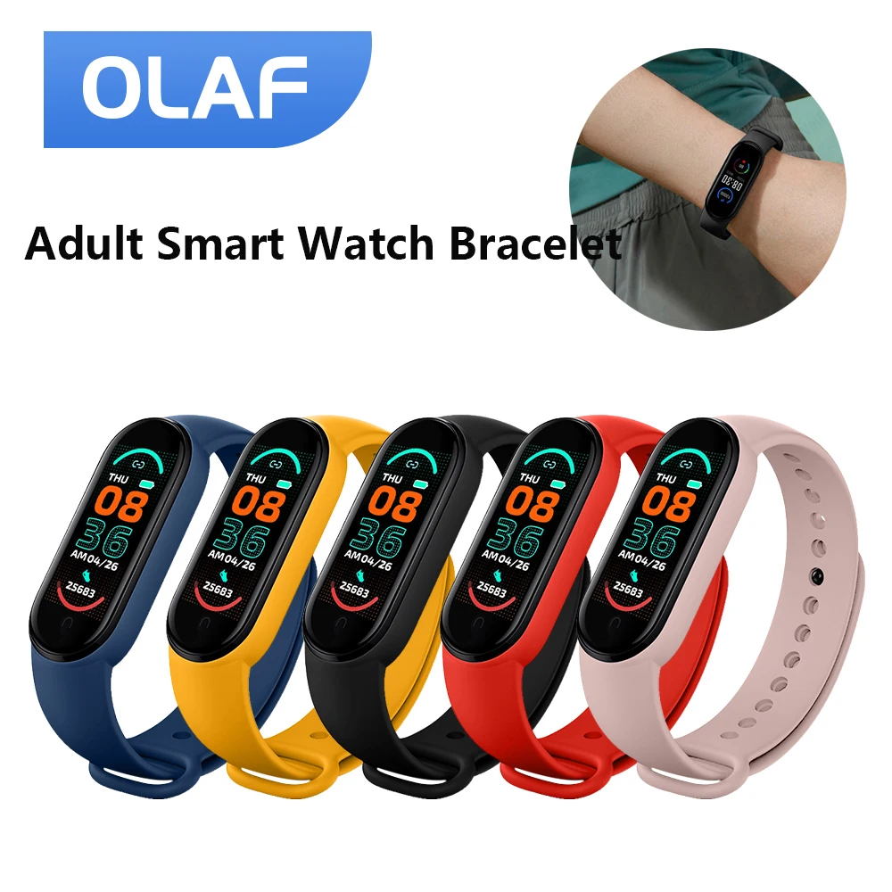 Smart Watch For Men Women's Fitness Tracker Watches M6 Smart Band Heart Rate Health Monitor Fitness Bracelet For Android IOS
Smart Watch For Men Women's Fitness Tracker Watches M6 Smart Band Heart Rate Health Monitor Fitness Bracelet For Android IOS