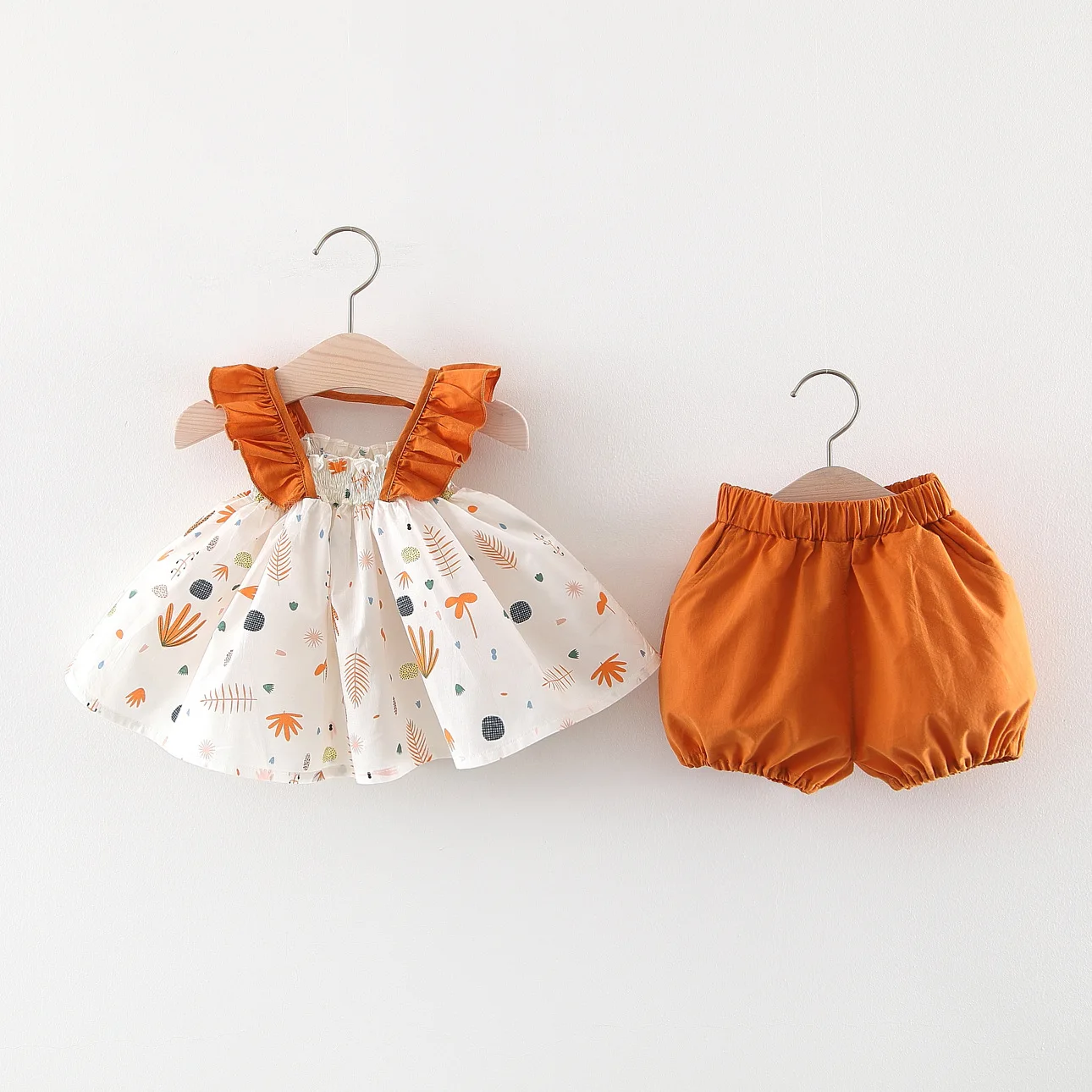 Toddler Baby Girls Clothes Set Suspenders Dress+Short Pants 2PCS Outfits Summer Infant Printed Cute Clothing Suit
Toddler Baby Girls Clothes Set Suspenders Dress+Short Pants 2PCS Outfits Summer Infant Printed Cute Clothing Suit