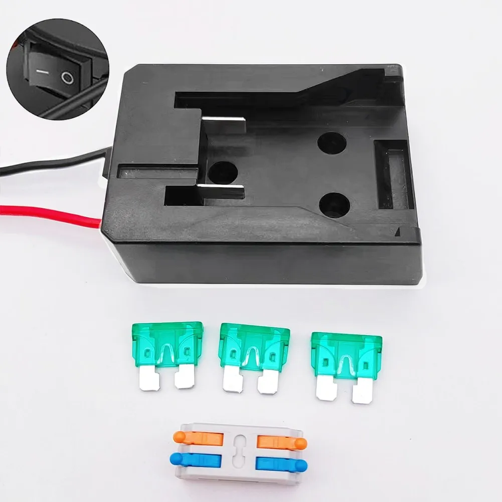 Battery Adapter Connector DIY For Dewalt For Milwaukee DCB Battery Dock Power Connector 14.4V/18V/20V Switch Fuse Terminal
Battery Adapter Connector DIY For Dewalt For Milwaukee DCB Battery Dock Power Connector 14.4V/18V/20V Switch Fuse Terminal