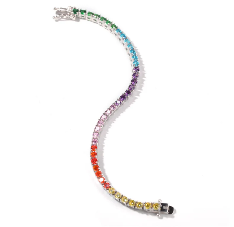 ANGLANG Fashion Muticolor Cubic Zirconia Bracelets & Bangles for Women Party White Coor Round Crystal Bracelet for Friendship
ANGLANG Fashion Muticolor Cubic Zirconia Bracelets & Bangles for Women Party White Coor Round Crystal Bracelet for Friendship