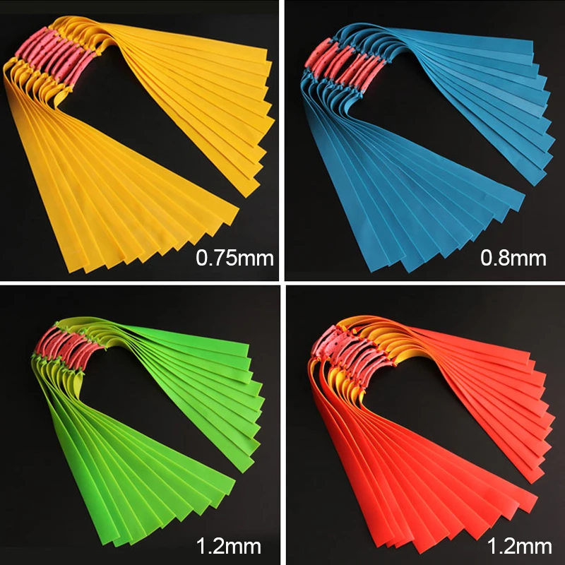 6pcs 0.55-1.2 mm Rubber Band Catapult Powerful Hunting Accessories Flat Elastic Band For Outdoor Sports Slingshot Rubber Bands
6pcs 0.55-1.2 mm Rubber Band Catapult Powerful Hunting Accessories Flat Elastic Band For Outdoor Sports Slingshot Rubber Bands