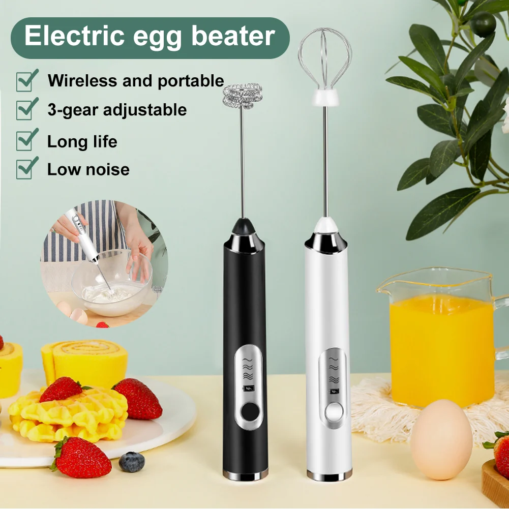 Electric Milk Frother Foam Maker USB Charging Handheld Foamer Egg Beater With 3 Speeds Coffee Frothing Wand Egg Whisk Tools
Electric Milk Frother Foam Maker USB Charging Handheld Foamer Egg Beater With 3 Speeds Coffee Frothing Wand Egg Whisk Tools