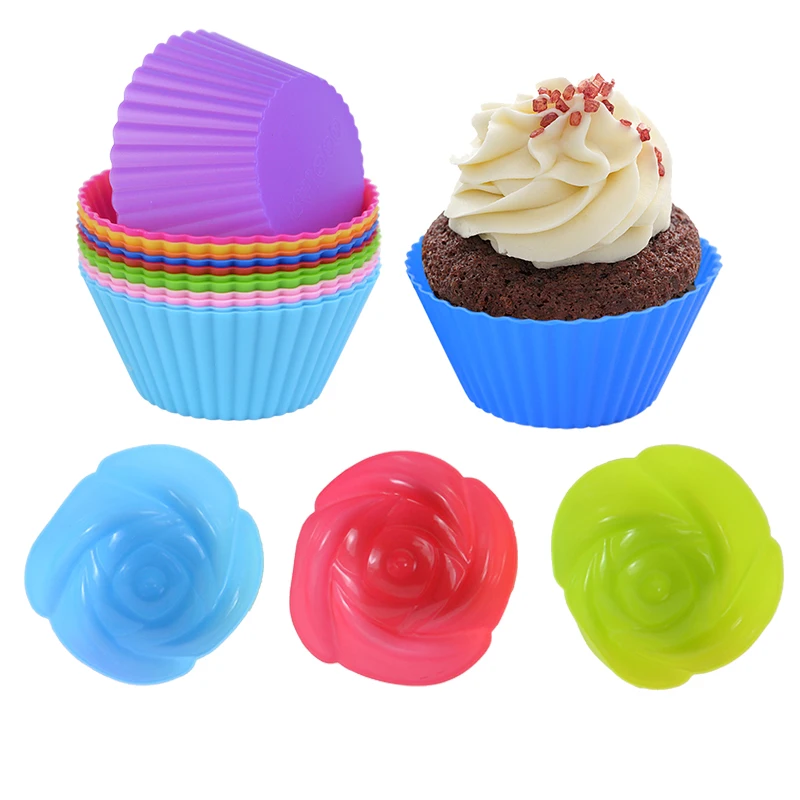 6pcSilicone Cup Cake Mold High Temperature Resistant Silica Muffin Baking Tools Kitchen Cooking Accessories Wedding Party Decor
6pcSilicone Cup Cake Mold High Temperature Resistant Silica Muffin Baking Tools Kitchen Cooking Accessories Wedding Party Decor
