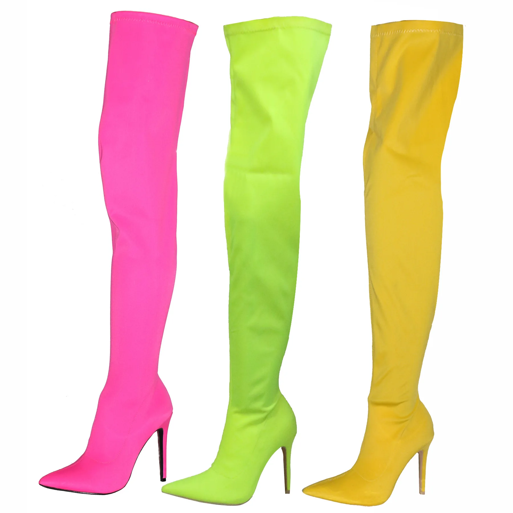 Color sexy fashion suede women's 12cm super high over the knee boots pointed toe stretch high thigh boots
Color sexy fashion suede women's 12cm super high over the knee boots pointed toe stretch high thigh boots