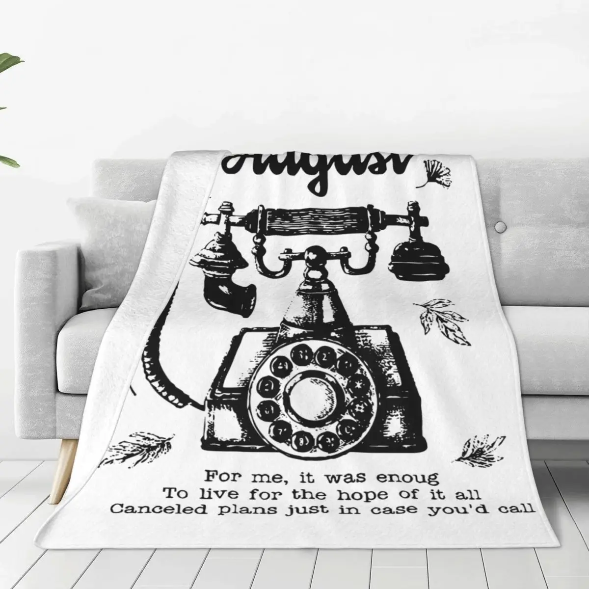 Vintage Taylor Swiftie August Lyrics Blanket Flannel Vintage Warm Throw Blanket for Home Winter
Vintage Taylor Swiftie August Lyrics Blanket Flannel Vintage Warm Throw Blanket for Home Winter