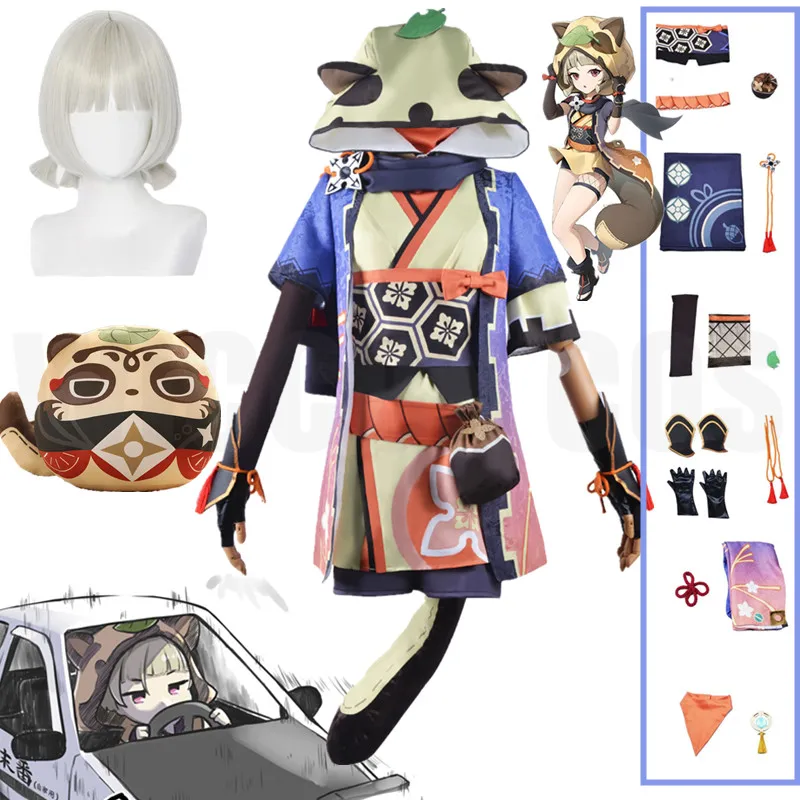 Anime Genshin Impact Sayu Cosplay Costume Wig Game Suit Lolita Kimono Dress Women Uniform Outfits Halloween Tail Costume
Anime Genshin Impact Sayu Cosplay Costume Wig Game Suit Lolita Kimono Dress Women Uniform Outfits Halloween Tail Costume