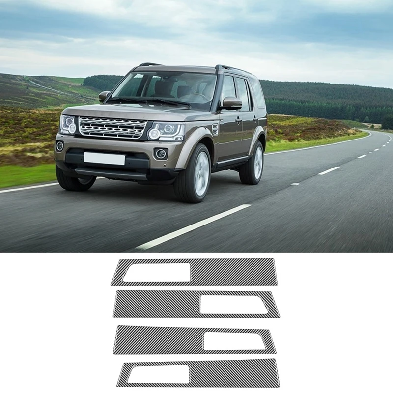 Carbon Fiber Car Door Handle Panel Trim Frame Cover Stickers For Land Rover Discovery 4 2010-2016 Accessories
Carbon Fiber Car Door Handle Panel Trim Frame Cover Stickers For Land Rover Discovery 4 2010-2016 Accessories