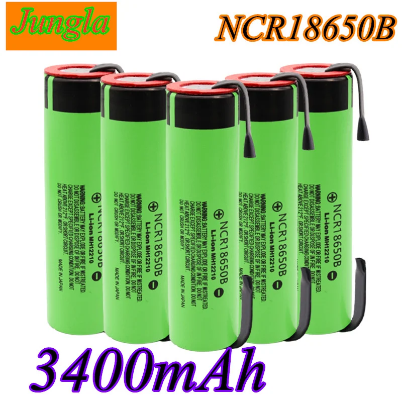 2022 New Original 18650 Battery NCR18650B 3.7V 3400mah 18650 Lithium Rechargeable Battery Welding Nickel Sheet batteries
2022 New Original 18650 Battery NCR18650B 3.7V 3400mah 18650 Lithium Rechargeable Battery Welding Nickel Sheet batteries