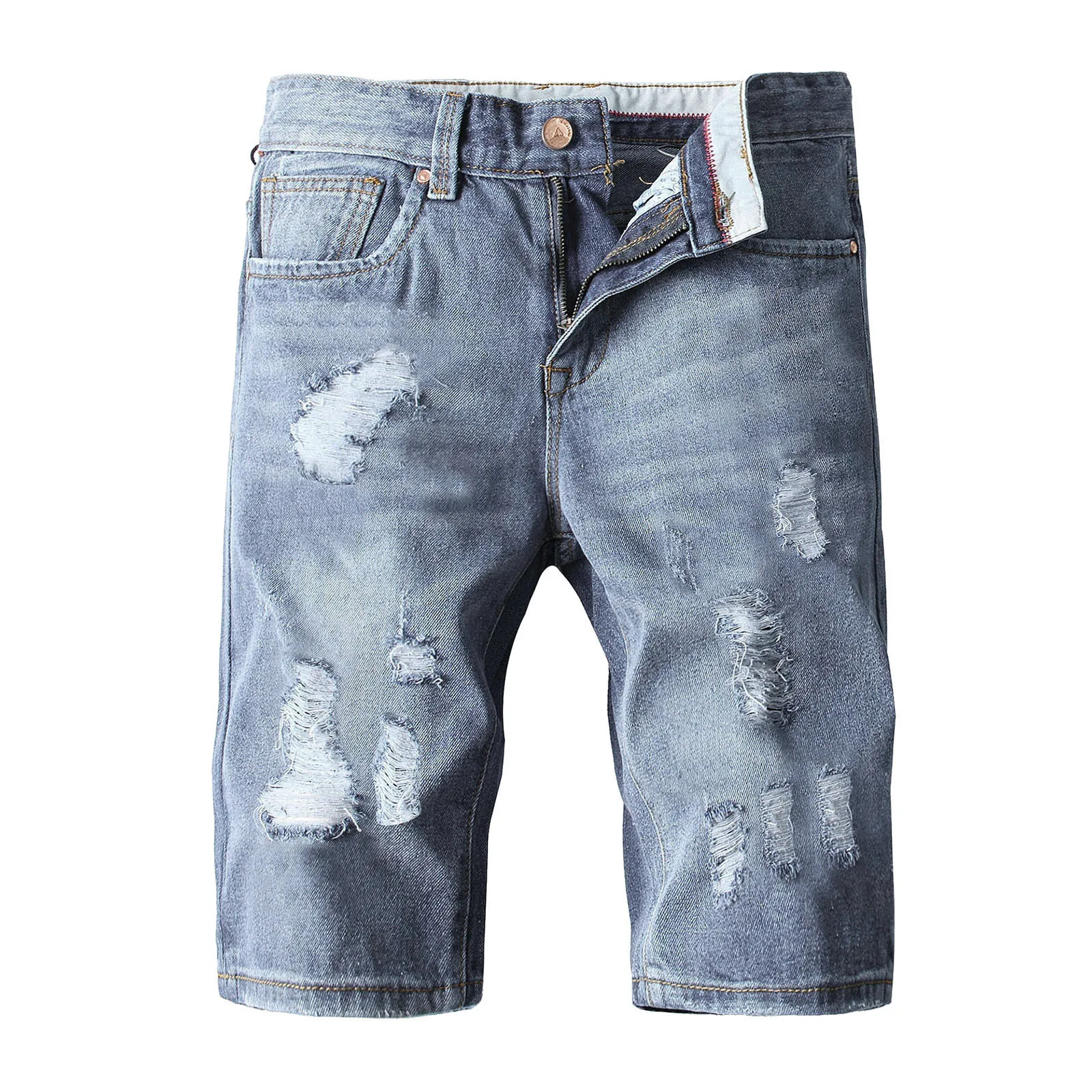 Mens Fashion Casual Straight Hole Buckle Zipper Denim Shorts Pants Trousers
Mens Fashion Casual Straight Hole Buckle Zipper Denim Shorts Pants Trousers