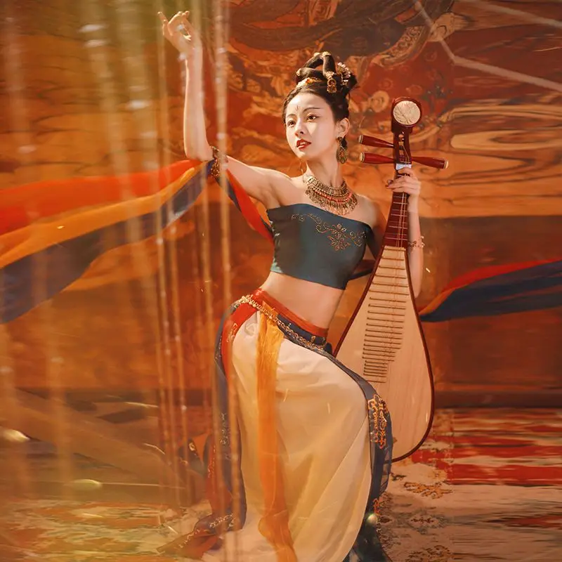 Классический танец Hanfu в китайском стиле для женщин Сказочный миф косплей принцесса Танг китайские традиционные костюмы дамы
Классический танец Hanfu в китайском стиле для женщин Сказочный миф косплей принцесса Танг китайские традиционные костюмы дамы