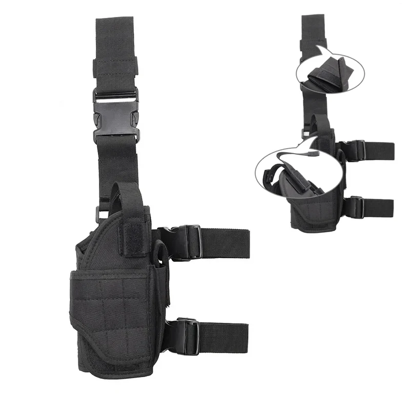 New CS Tactical Gun Holster Right Handed Tactical Thigh Pistol Bag Pouch Legs Harness For All Handguns Hunting Accessory
New CS Tactical Gun Holster Right Handed Tactical Thigh Pistol Bag Pouch Legs Harness For All Handguns Hunting Accessory