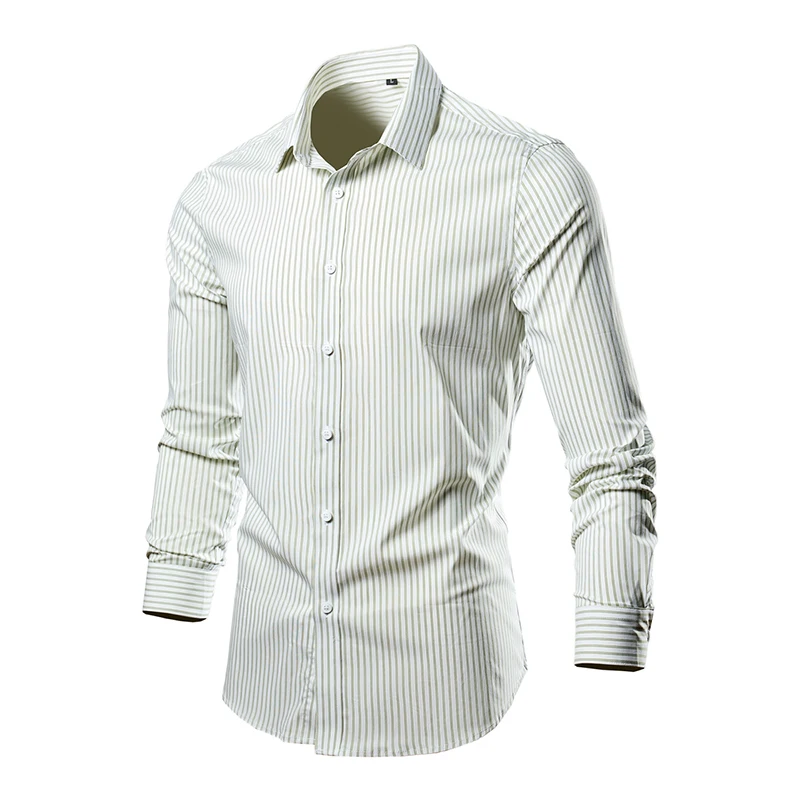New Casual Men's Shirts Cotton Soft Thin Slim Fit Shirt Luxury Business Long Sleeve Shirt Male Lapels Outwear Dress Shirt
New Casual Men's Shirts Cotton Soft Thin Slim Fit Shirt Luxury Business Long Sleeve Shirt Male Lapels Outwear Dress Shirt