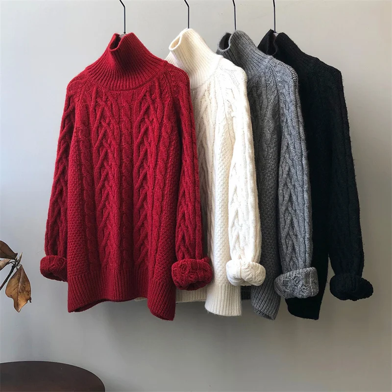 High quality Retro Tattoo turtleneck sweater for women's 2022 winter new thickened warm needle knitted jacket female K1056
High quality Retro Tattoo turtleneck sweater for women's 2022 winter new thickened warm needle knitted jacket female K1056