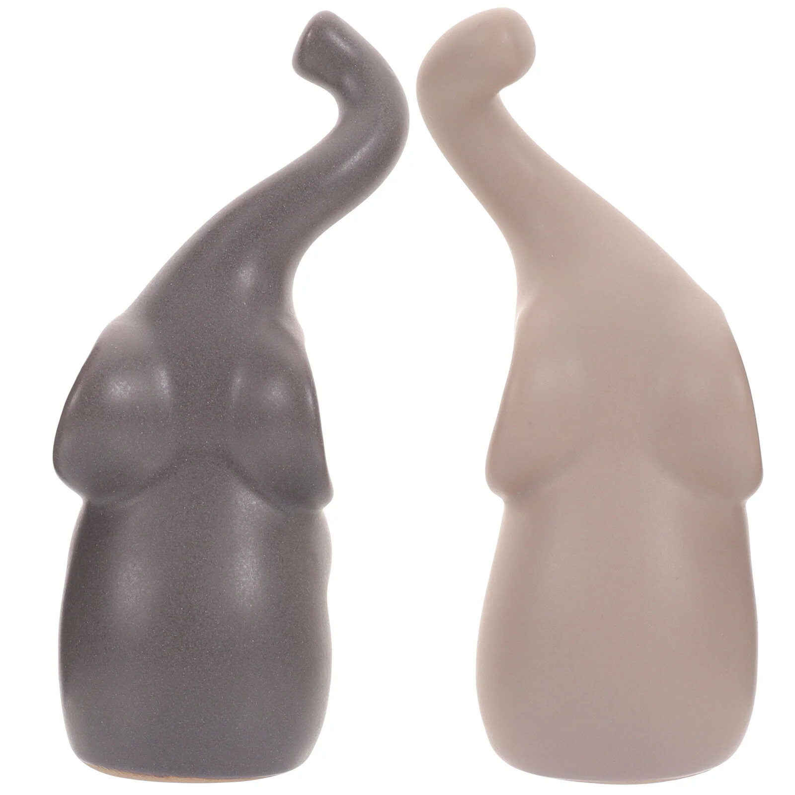 2pcs Ceramic Elephant Couples Figurines Miniatures Animal Ornaments for Living Room Cabinet - Size S
2pcs Ceramic Elephant Couples Figurines Miniatures Animal Ornaments for Living Room Cabinet - Size S