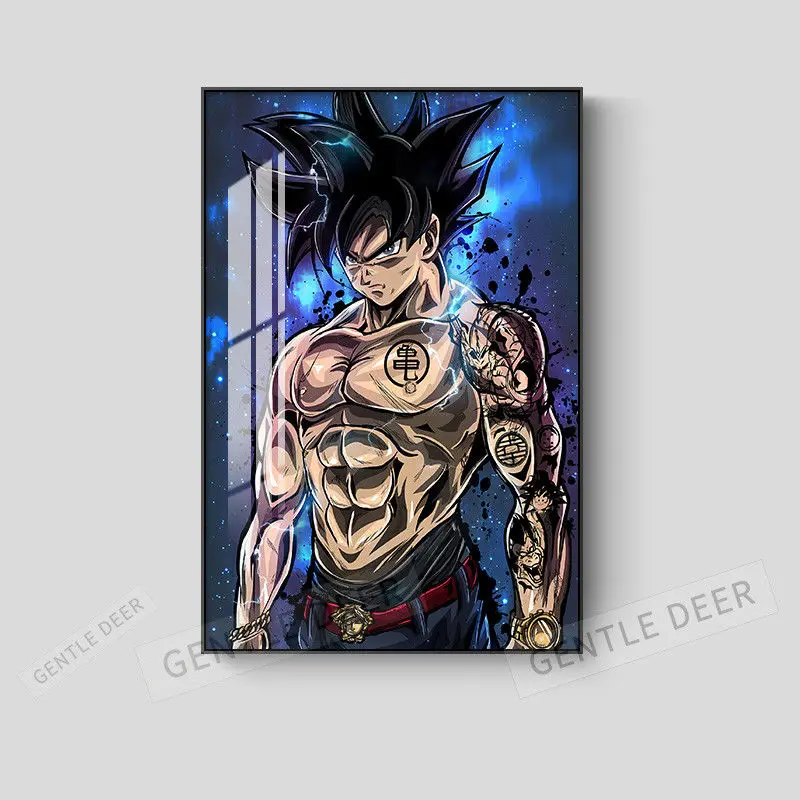 Bandai Dragon Ball Bedroom Decorative Painting Cartoon Cartoon Poster Vegeta Sun Wukong Hanging Painting for Free Gifts for Boys
Bandai Dragon Ball Bedroom Decorative Painting Cartoon Cartoon Poster Vegeta Sun Wukong Hanging Painting for Free Gifts for Boys