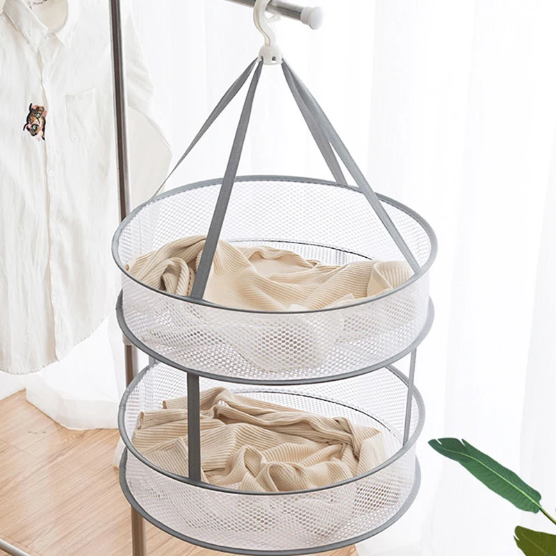 Wind-Proof Household Folding Drying Basket Drying Net Convenient High-Quality Fine Net Double-Layer Ventilated Drying Basket
Wind-Proof Household Folding Drying Basket Drying Net Convenient High-Quality Fine Net Double-Layer Ventilated Drying Basket