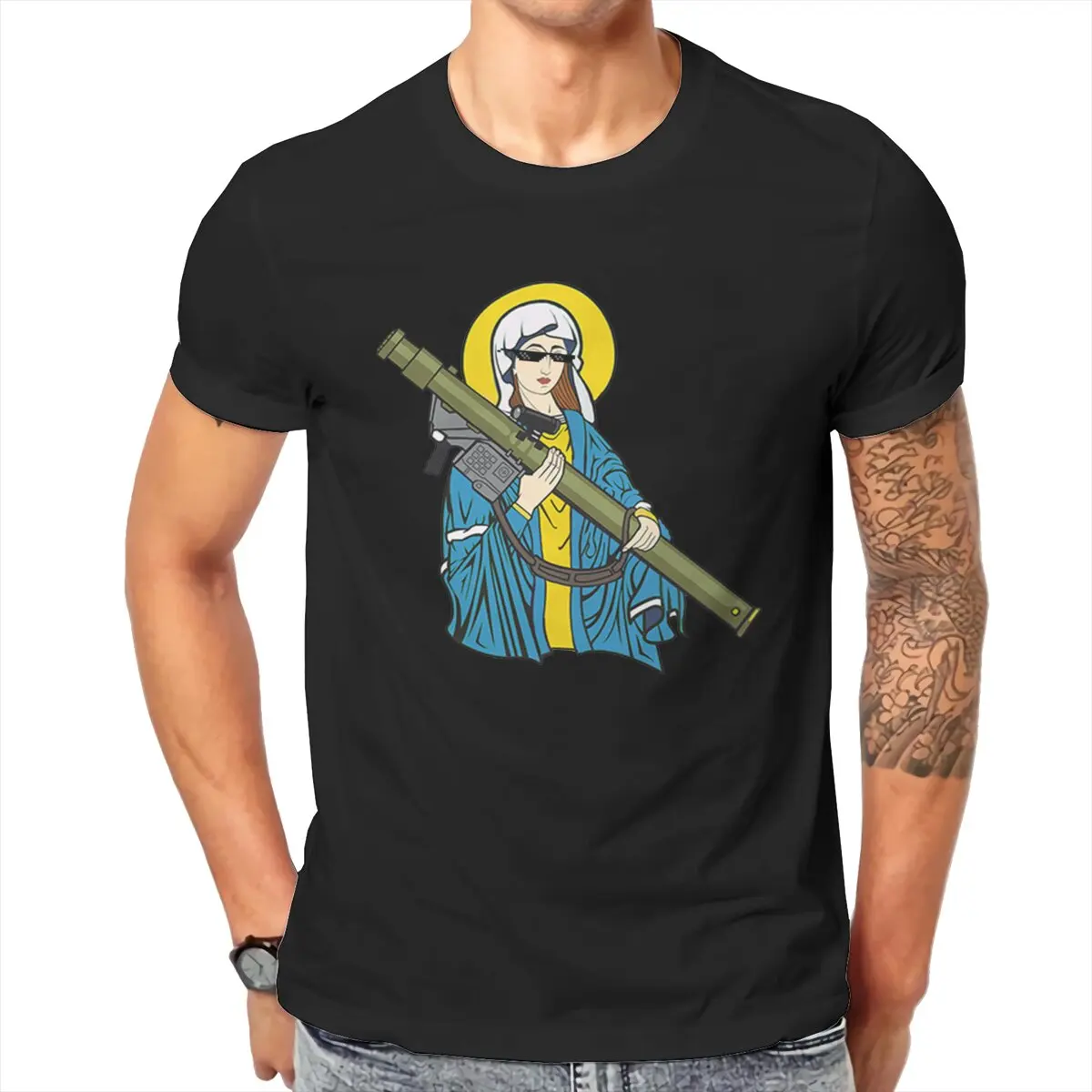 Новинка, желтая футболка с солнцезащитными очками Saint Javelin, мужские хлопковые футболки, футболка с короткими рукавами NLA The Bless Дева Мария, оде...
Новинка, желтая футболка с солнцезащитными очками Saint Javelin, мужские хлопковые футболки, футболка с короткими рукавами NLA The Bless Дева Мария, оде...