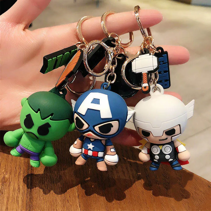 Creative Avengers keychain pendant cartoon doll female student couple car bag key chain gift 
Creative Avengers keychain pendant cartoon doll female student couple car bag key chain gift