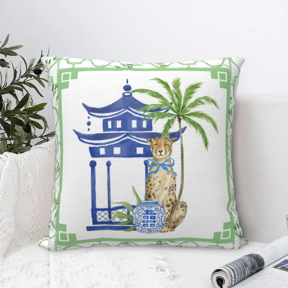 Pagoda Pavilion Chinoiserie Square Pillowcase Cushion Cover Comfort Pillow Case Polyester Throw Pillow cover For Home Bedroom
Pagoda Pavilion Chinoiserie Square Pillowcase Cushion Cover Comfort Pillow Case Polyester Throw Pillow cover For Home Bedroom