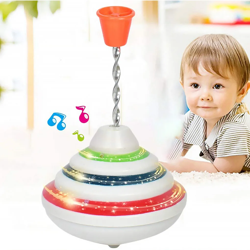 Plastic Gyro Toy Children LED Light Glowing Music Spinning Toy Kids Hand Press Musical Flashing Spinner
Plastic Gyro Toy Children LED Light Glowing Music Spinning Toy Kids Hand Press Musical Flashing Spinner